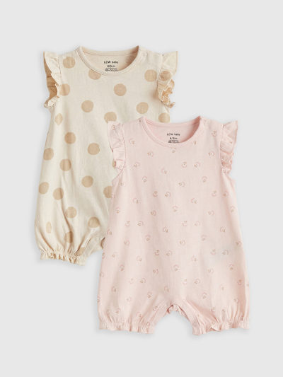 Printed Bodysuit Two-Pack