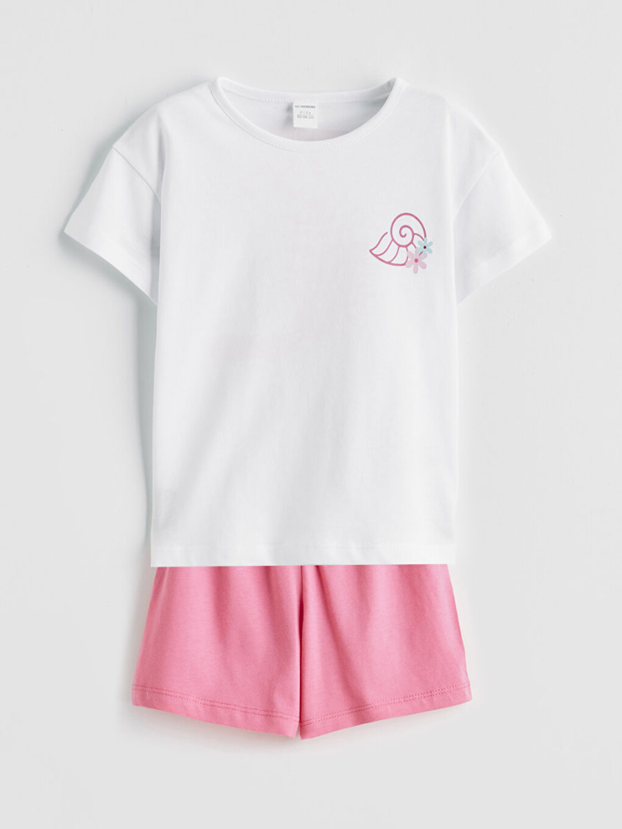 Printed Jersey Top and Shorts