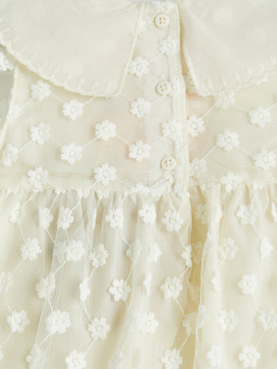 Peter Pan Collar Floral Dress