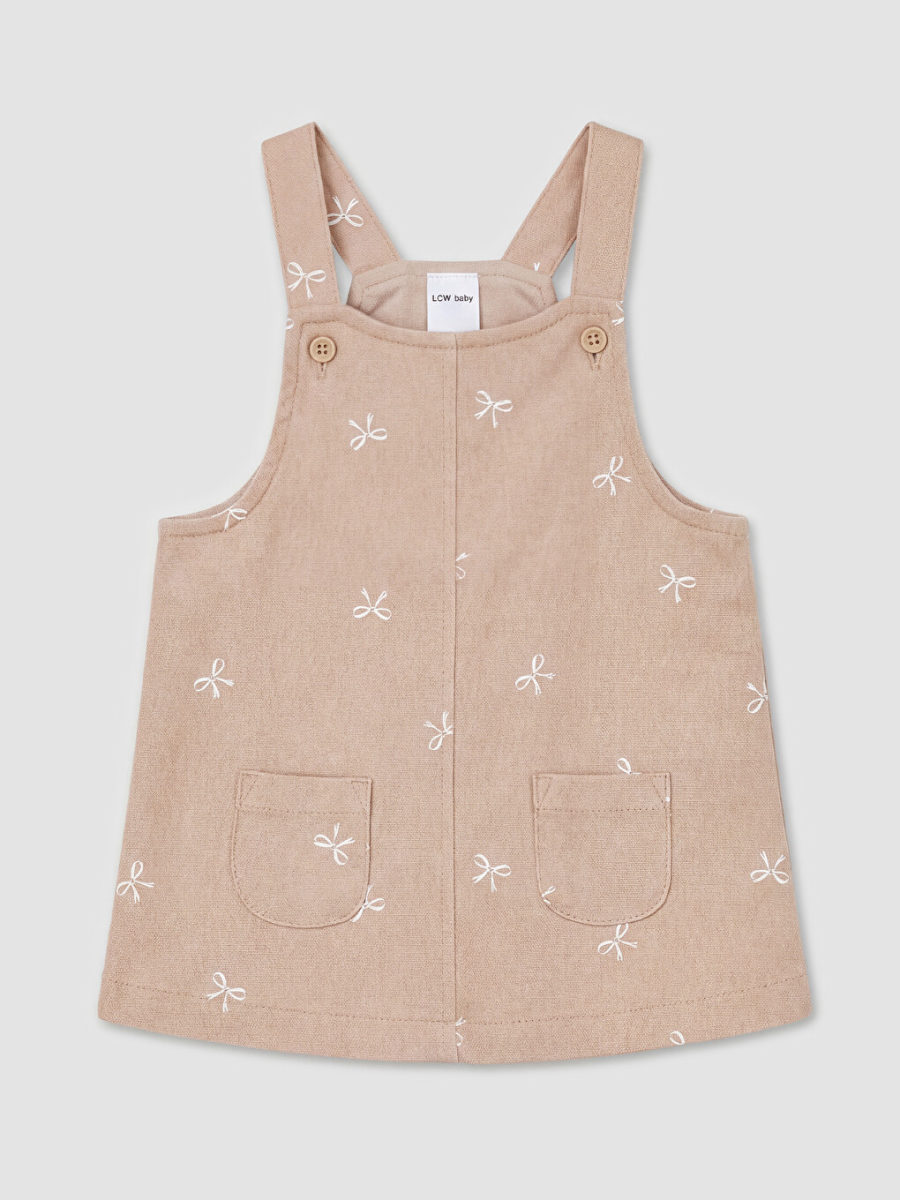 Crew Neck Dress and Blouse