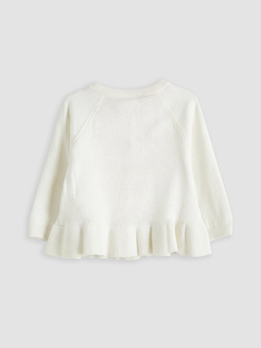 Crew Neck Knit Cardigan