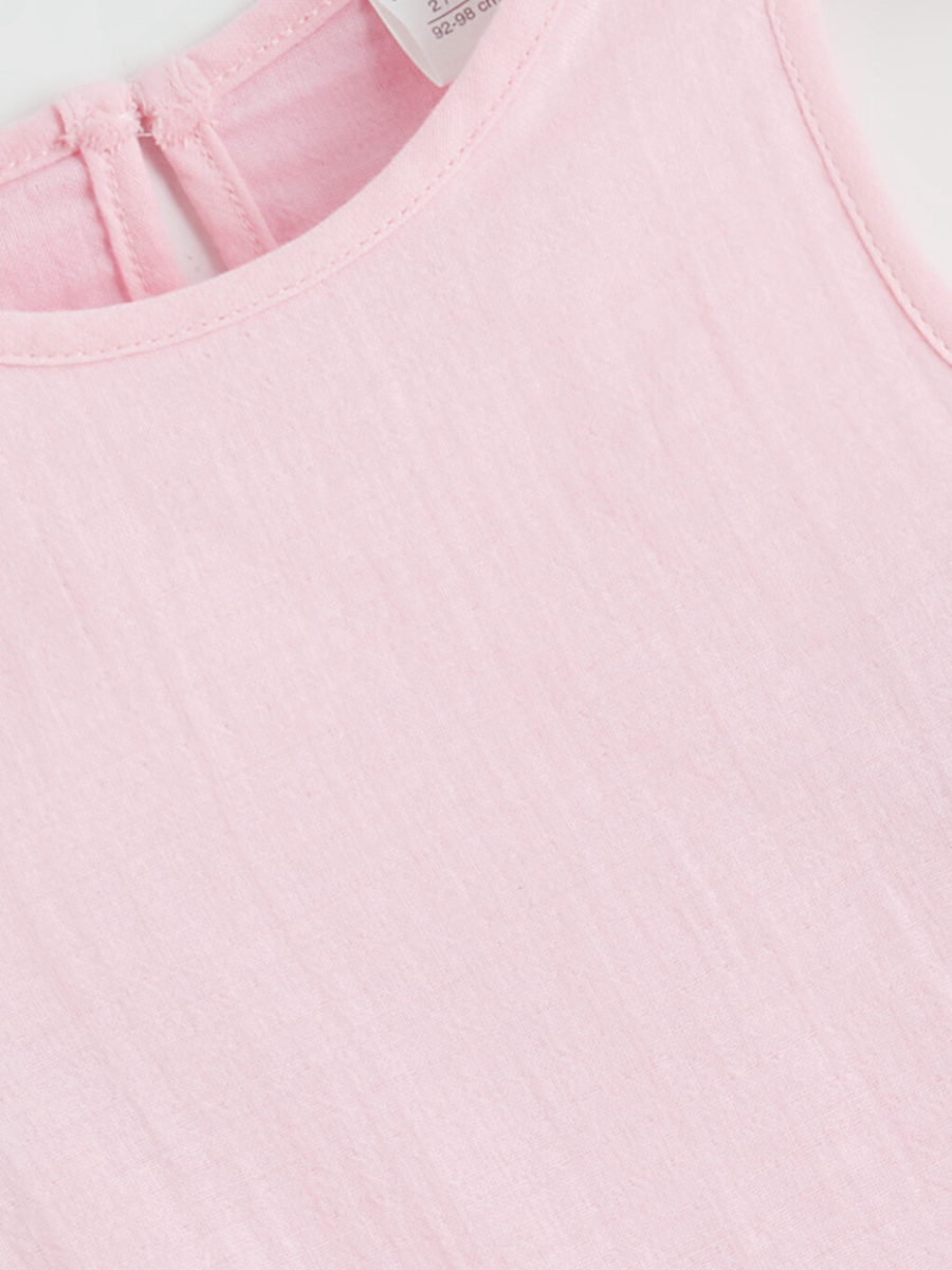 Crew Neck Blouse and Shorts
