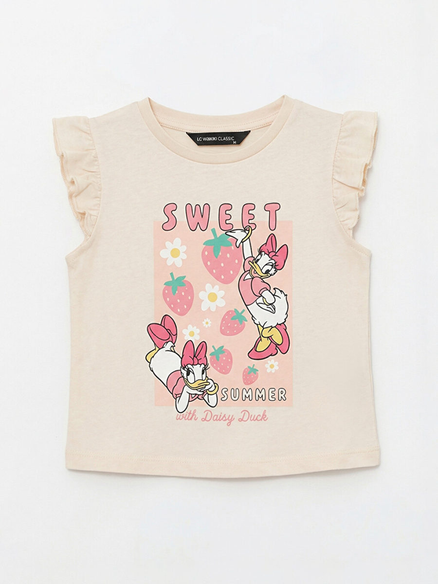 Daisy Duck Print Blouse and Shorts