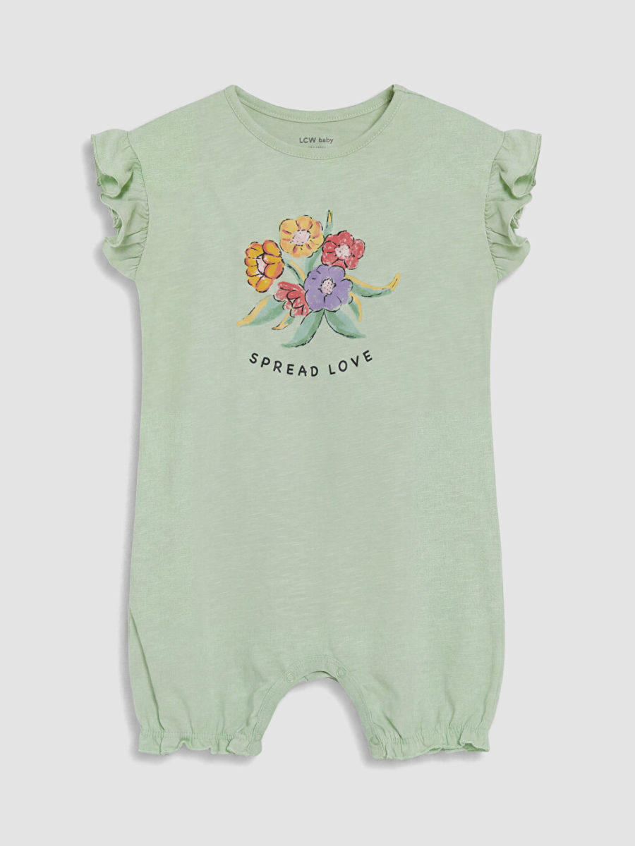 Ruffled Printed Bodysuit Two-Pack
