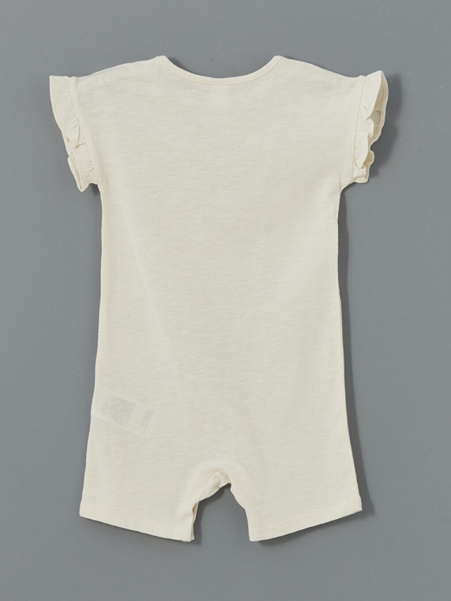 Ruffled Snap-Closure Bodysuit Two-Piece Set