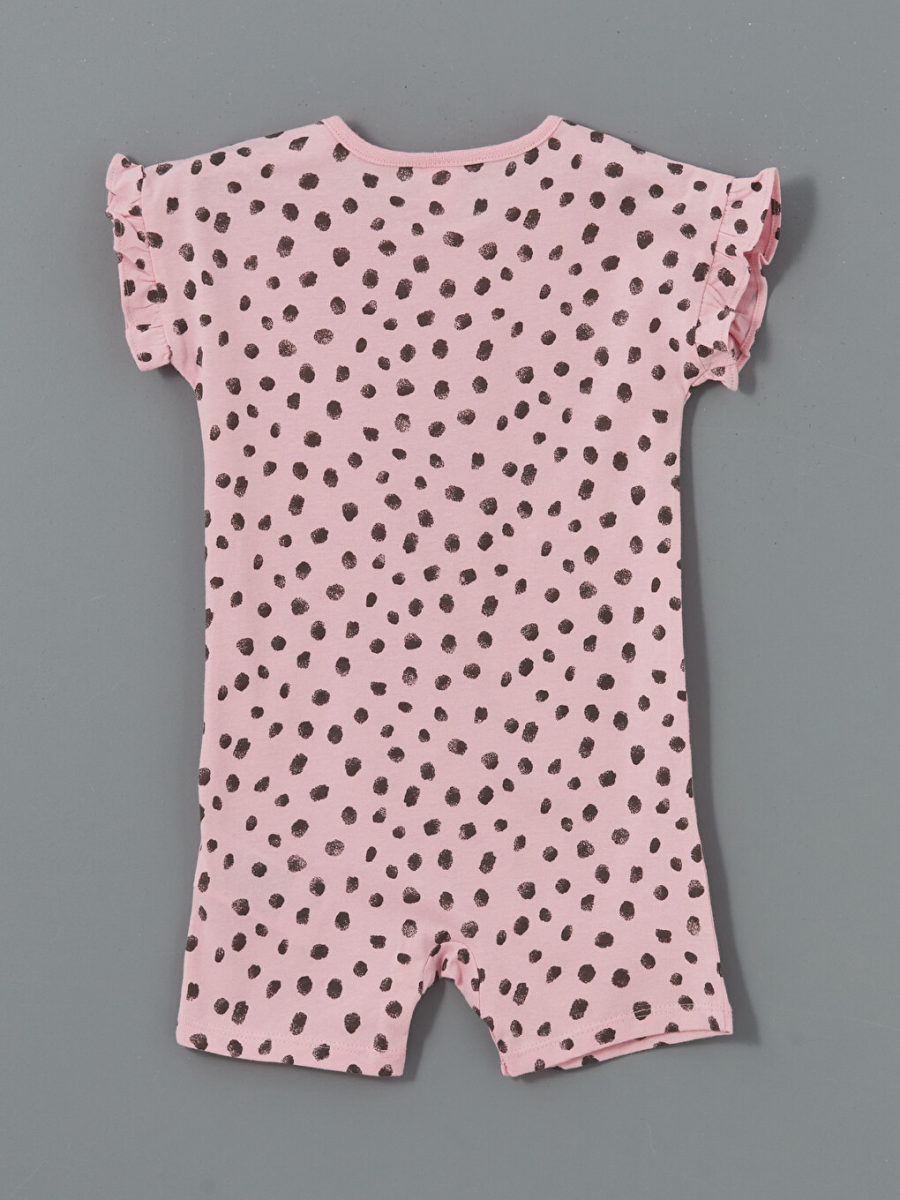 Ruffled Snap-Closure Bodysuit Two-Piece Set