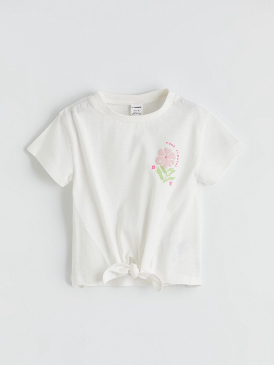 Floral Print Two-Piece Set - Off-White