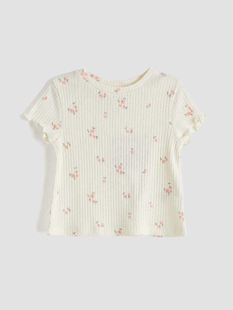 Floral Pattern Shorts and Top