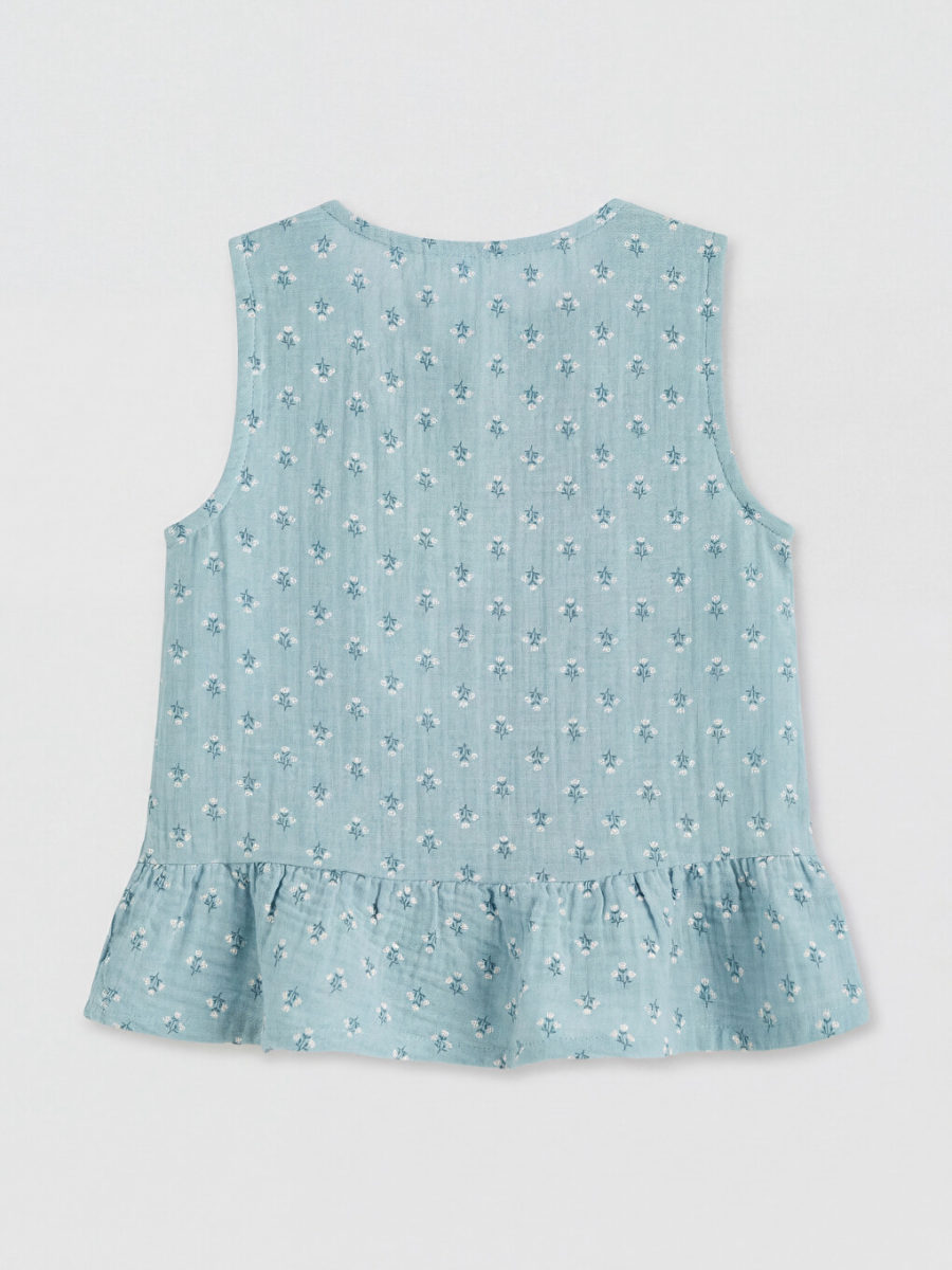 Floral Muslin Shirt and Shorts