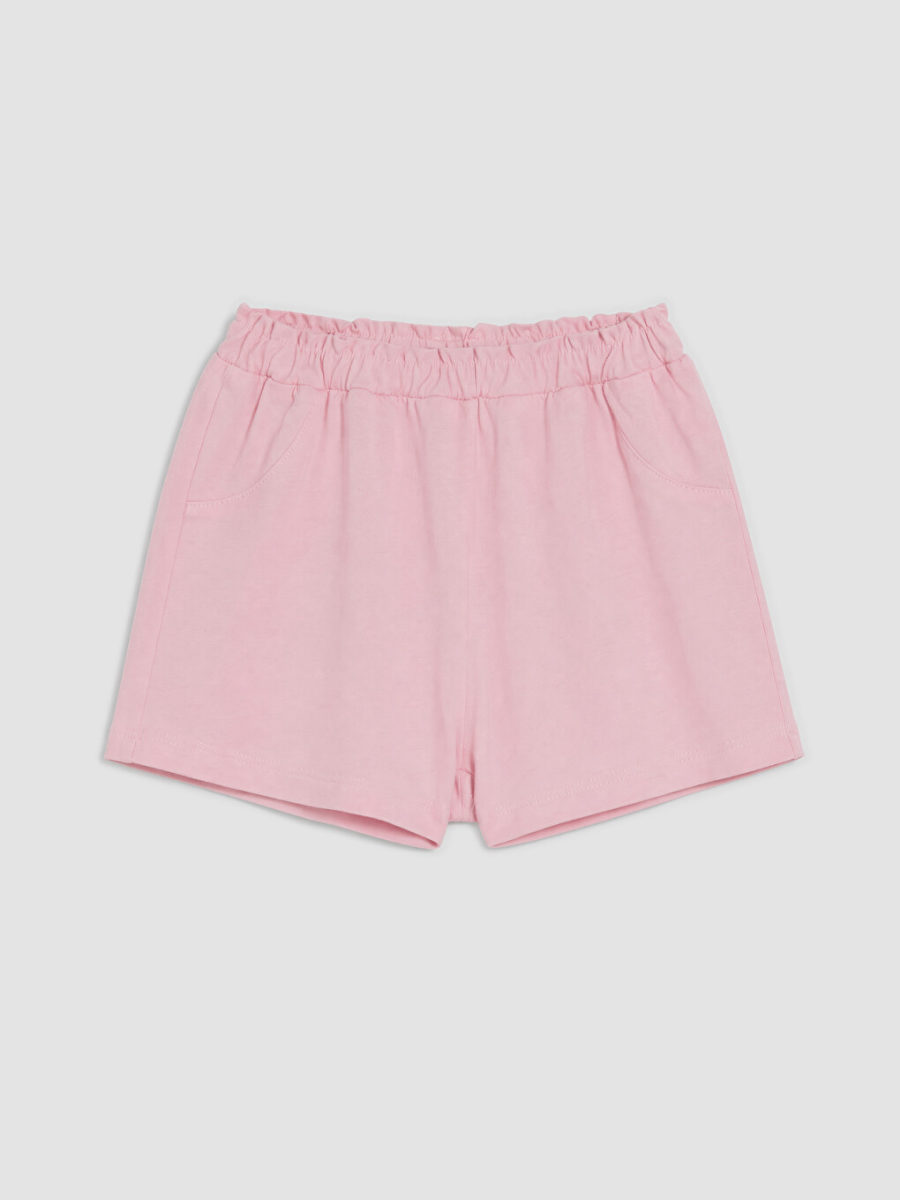 Floral Shorts Set - Plain Shorts