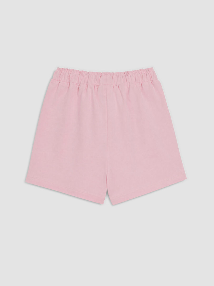 Floral Shorts Set - Plain Shorts
