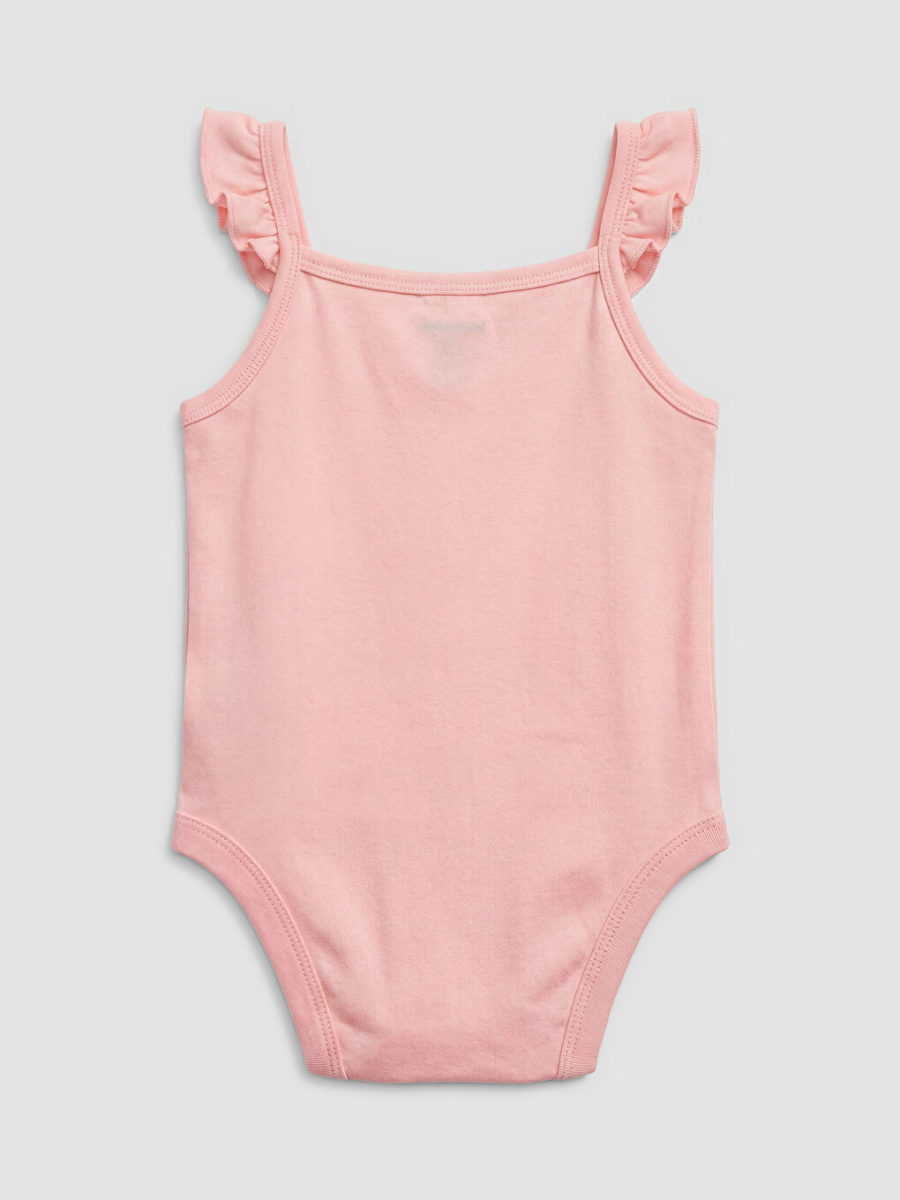 Floral Snap-Fastening Bodysuit and Shorts