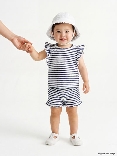 Striped Shorts Set