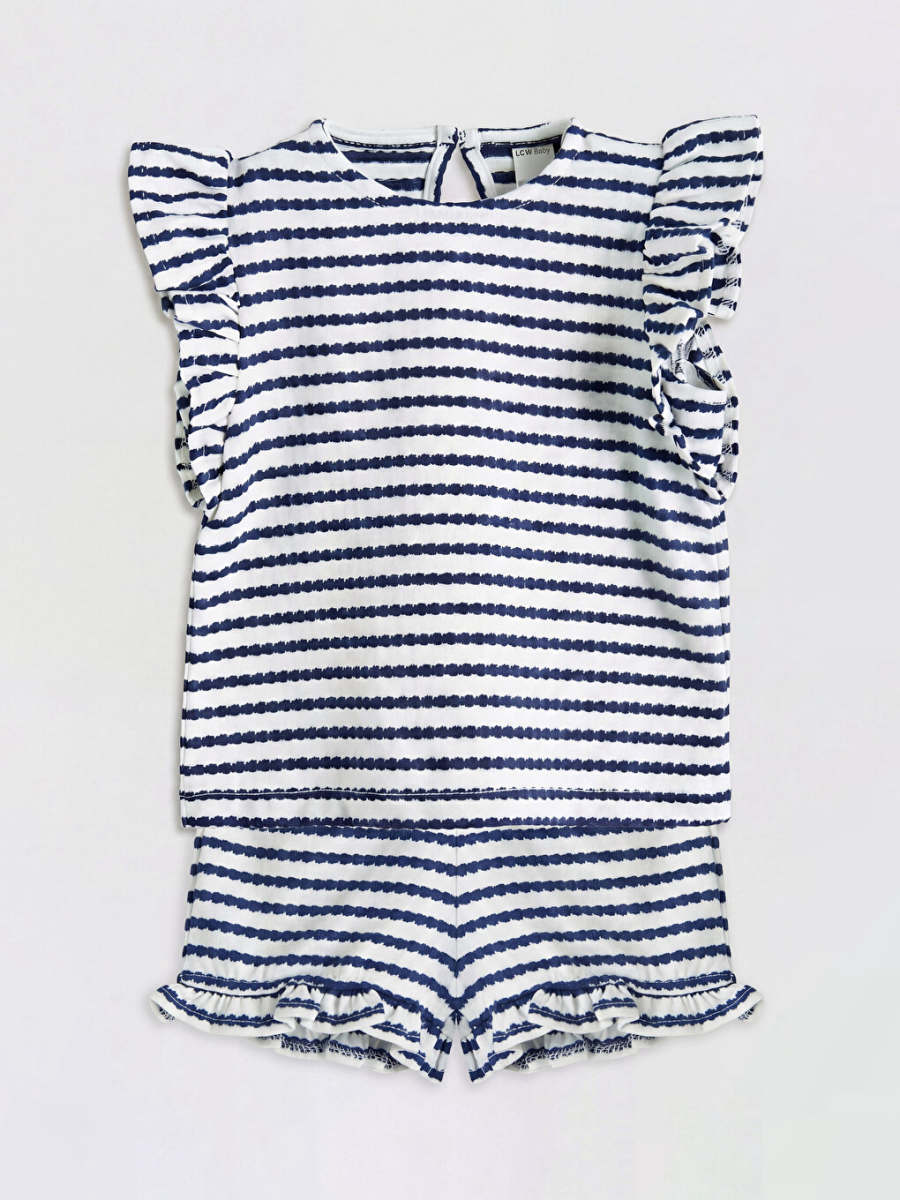 Striped Shorts Set