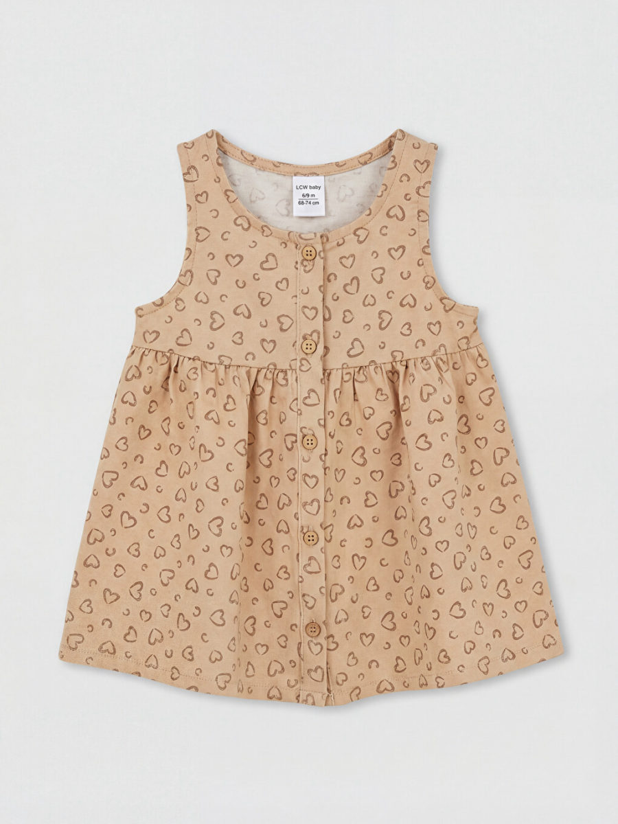 Heart Pattern Dress and T-Shirt