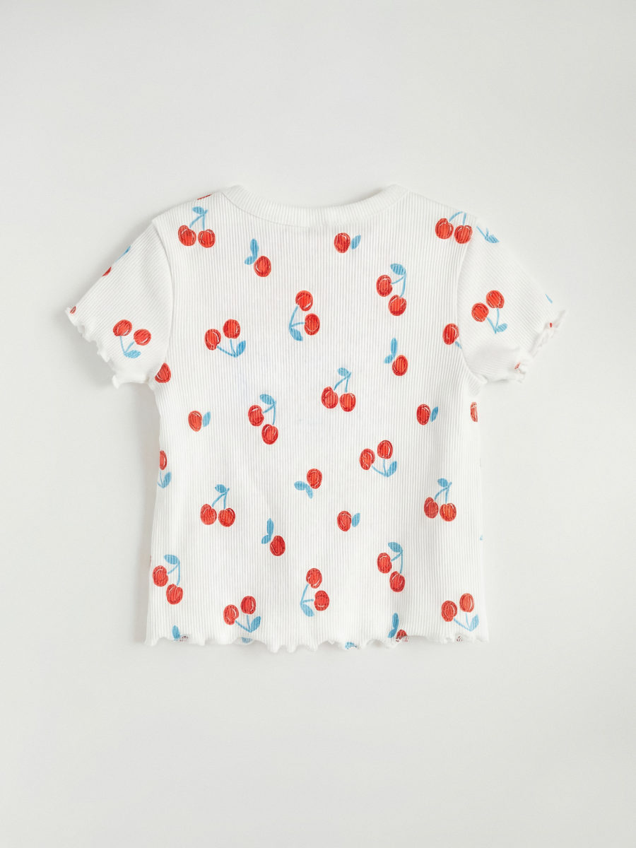 Cherry Print Shorts Set