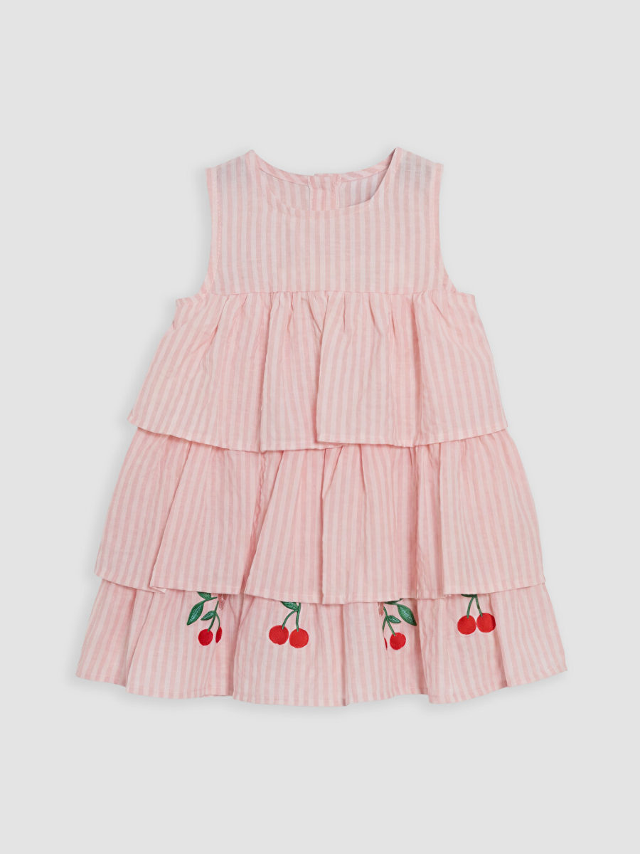 Cherry Embroidered Dress