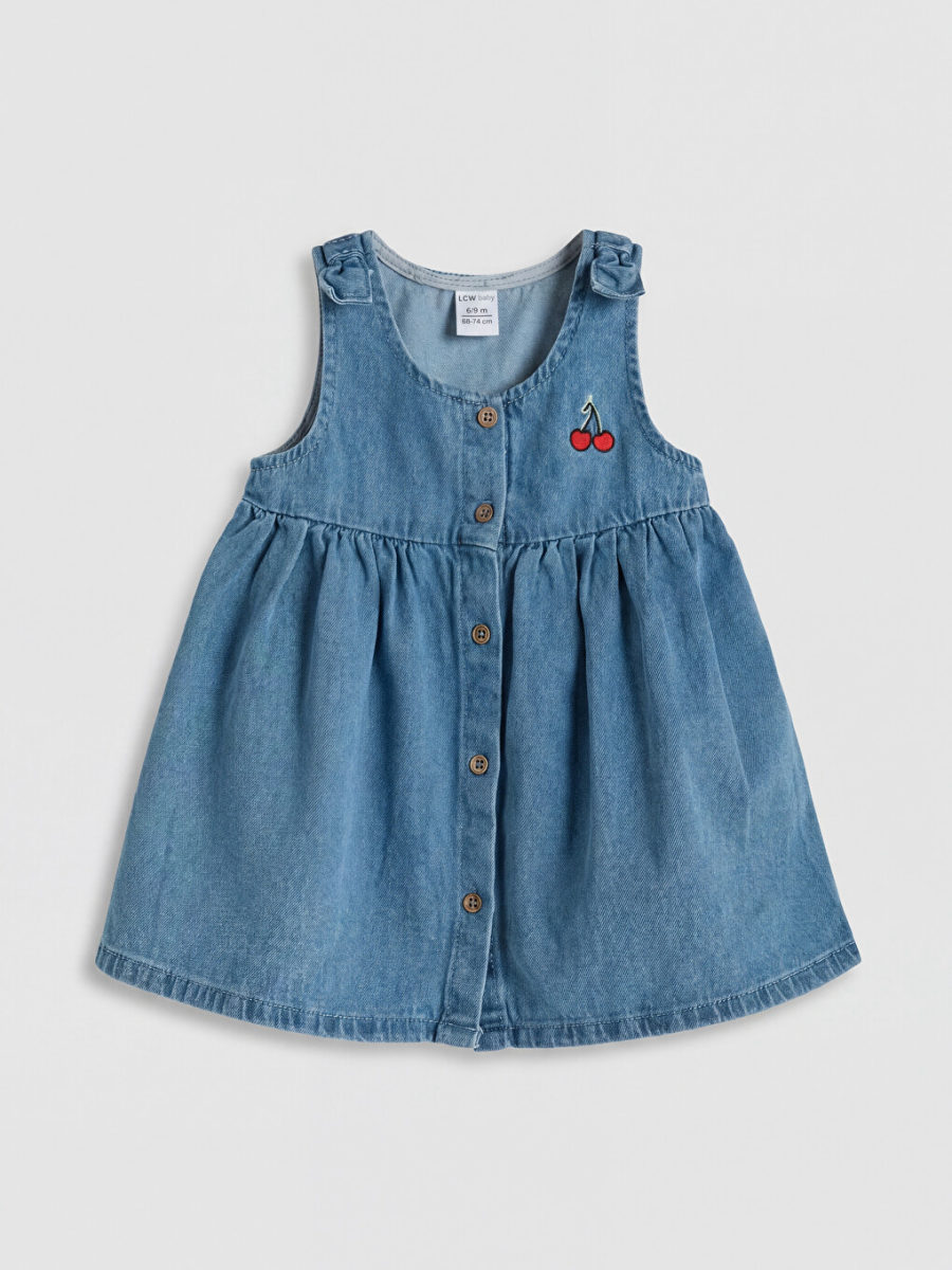 Denim Dress and T-Shirt