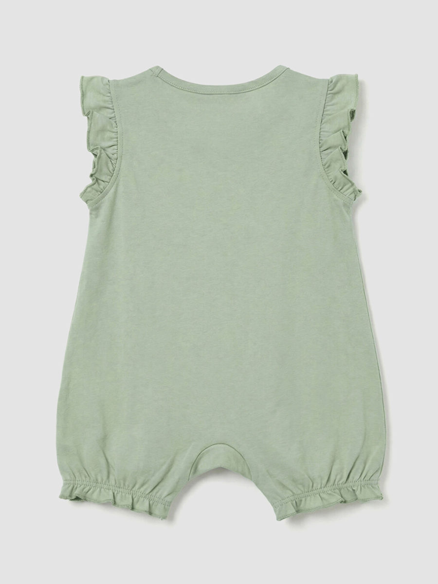 Ruffled Cotton Bodysuit Three-Pack
