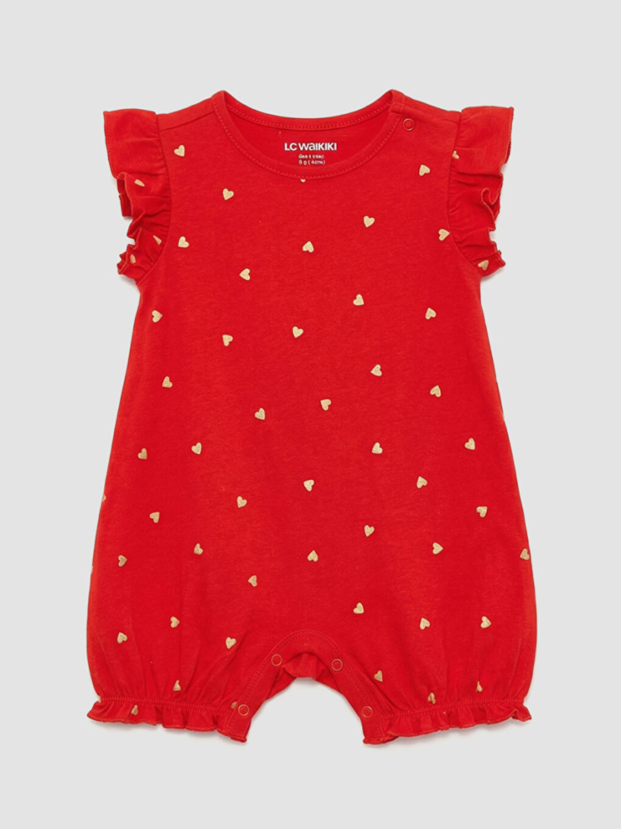 Ruffled Cotton Bodysuit Three-Pack