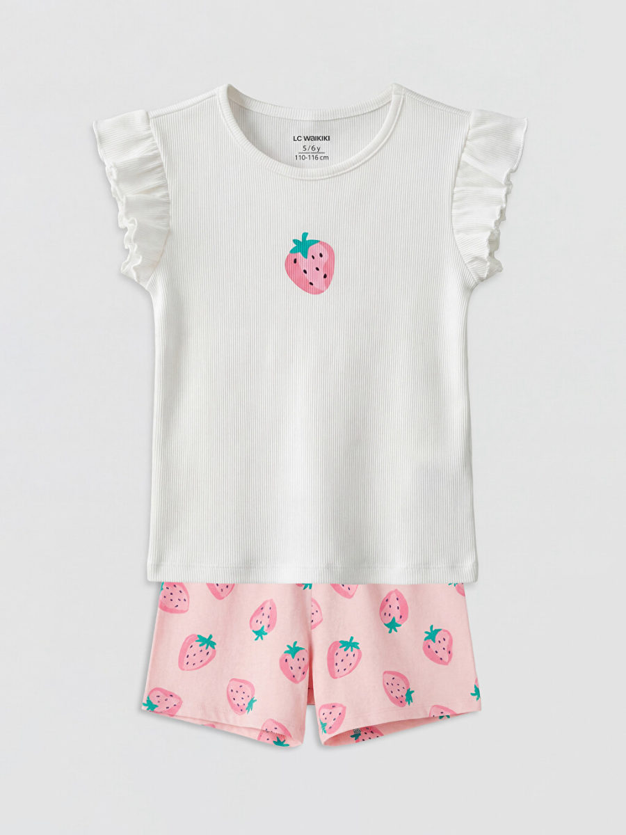 Lemon Print Two-Piece Set