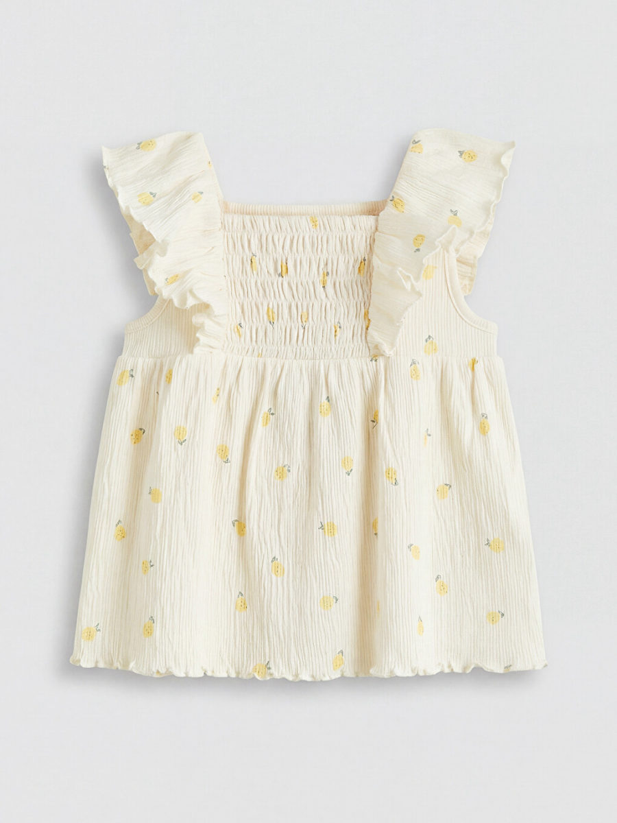 Lemon Pattern Two-Piece Set