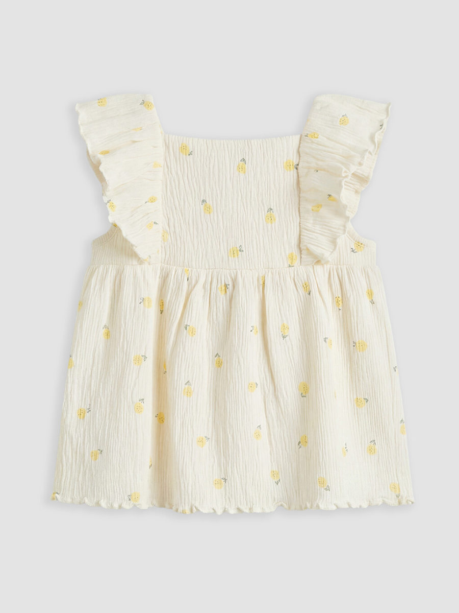 Lemon Pattern Two-Piece Set