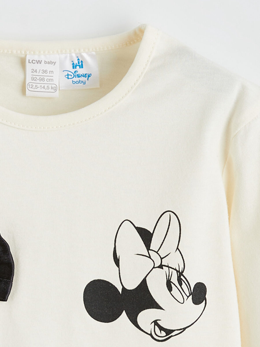Minnie Mouse Print Blouse and Leggings