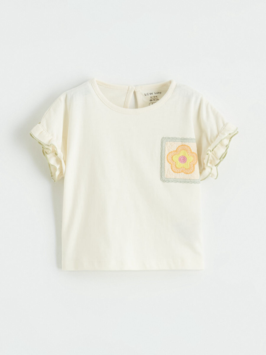 Embroidered and Ruffle Detailed Set