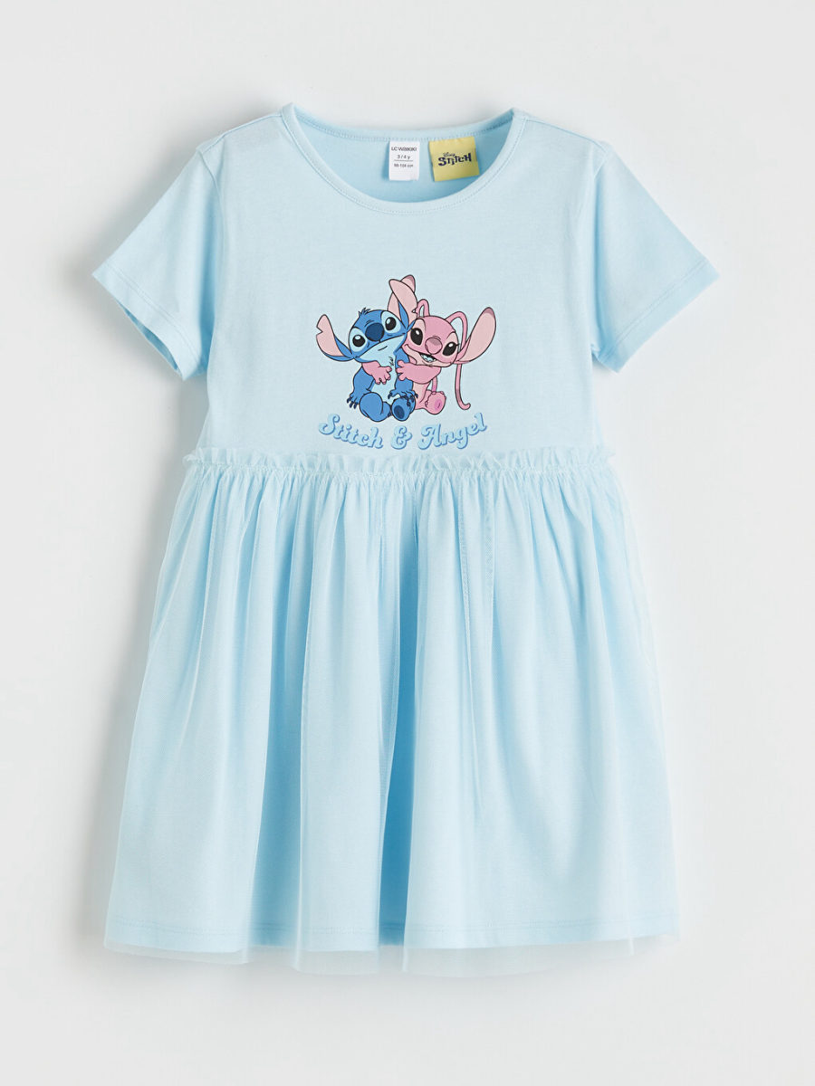 Stitch and Angela Print Ruffled Dress