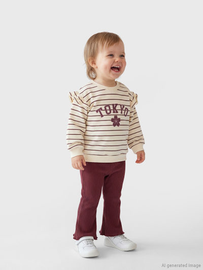 Tokyo Print Sweatshirt and Leggings Set