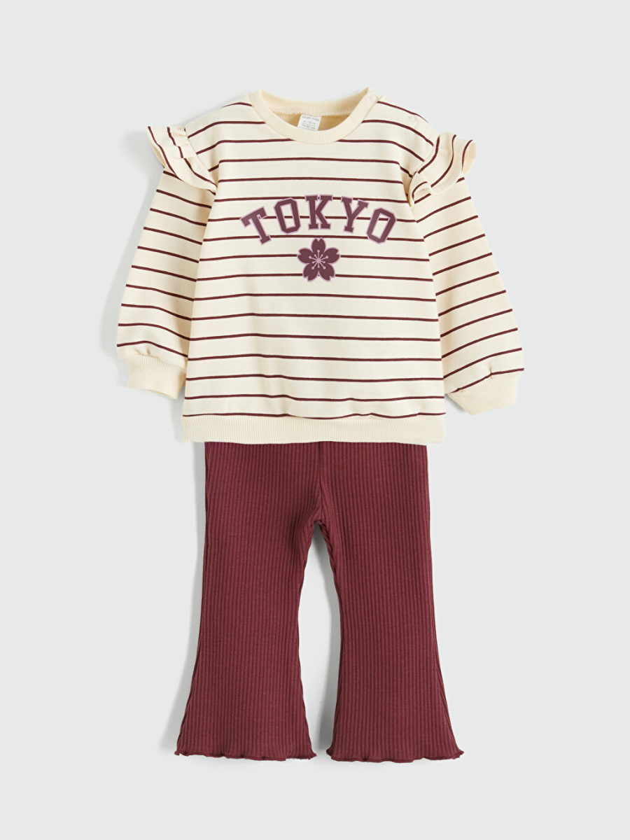 Tokyo Print Sweatshirt and Leggings Set