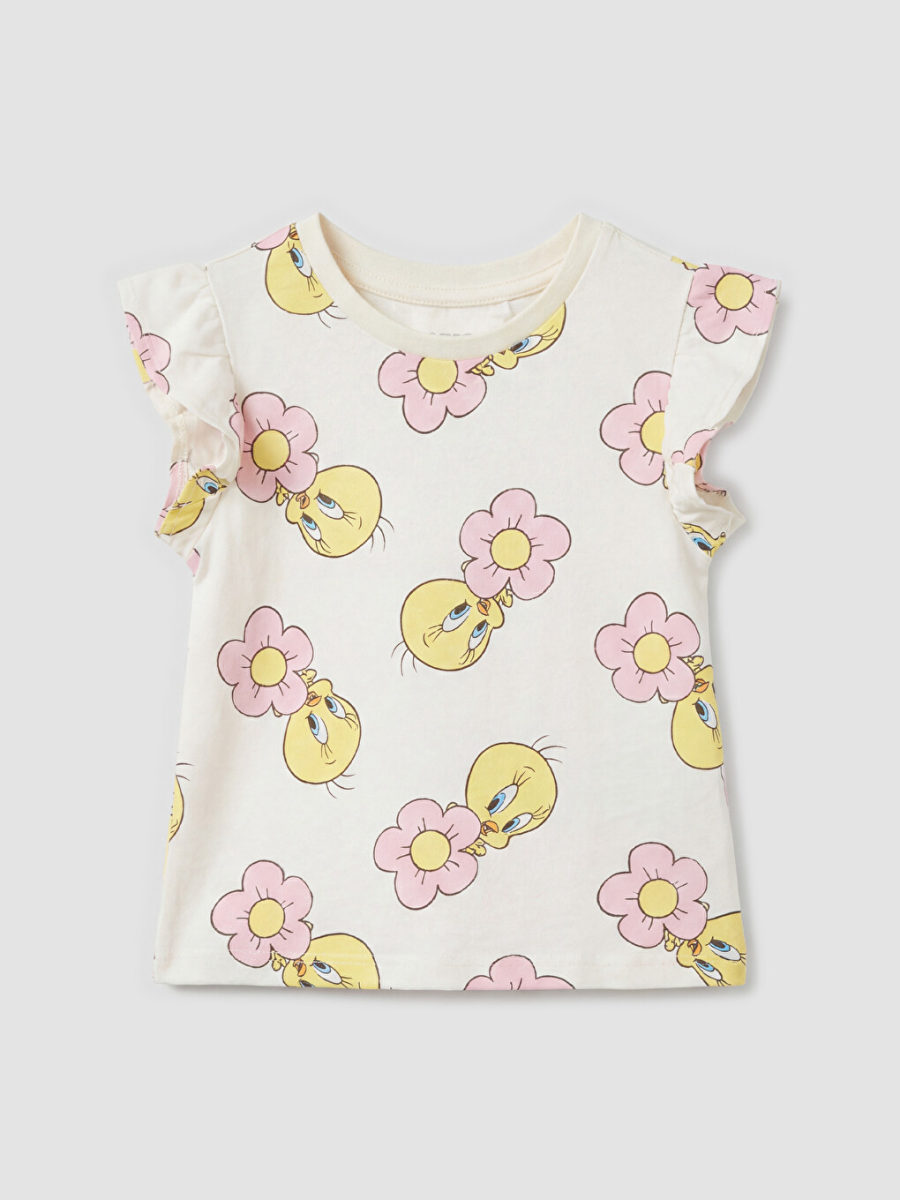 Tweety Print Shorts and Top